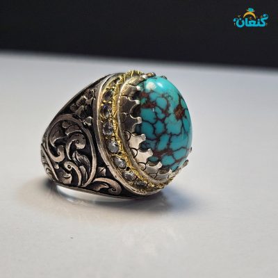 فیروزه شجری عنکبوتی گلکاسنی اصل نیشابور