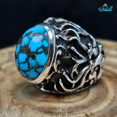 فیروزه اصل شجری سنگ سیاه نیشابوری، سنگ چاهی تمام مغز