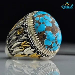 انگشتر فیروزه گل لاله - ????? ???? ?????