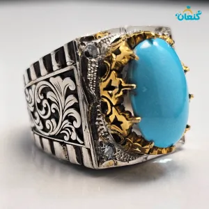 انگشتر فیروزه طرح رولکسی، طراحی خاص و انحصاری - ????? ???? ?????