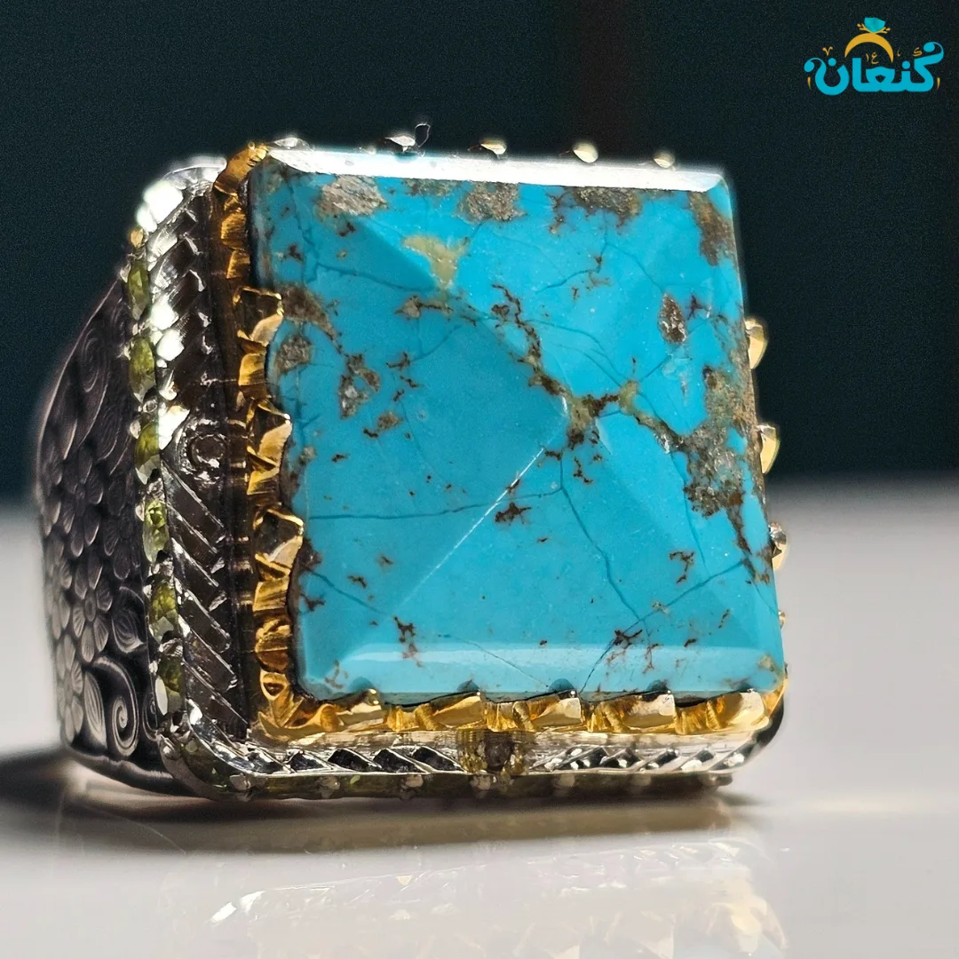 انگشتر فیروزه گلدون نسخه دوم - ???? 2