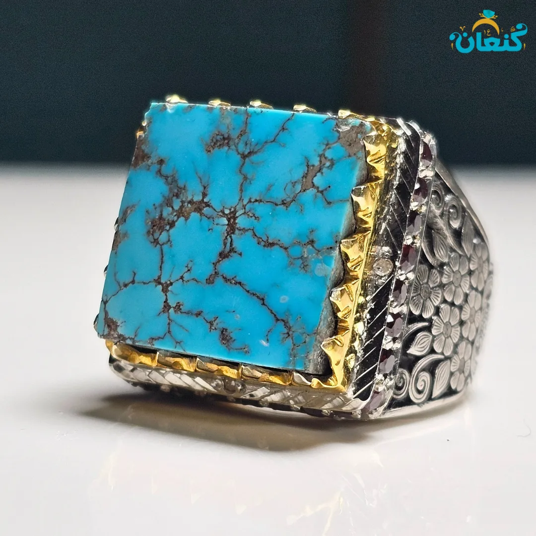 انگشتر فیروزه گلدون نسخه اول - ???? 3