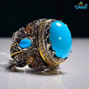 انگشتر فیروزه چهارگوهر - ????? ???? ?????