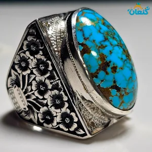 انگشتر ست فیروزه و عقیق - ???? 2