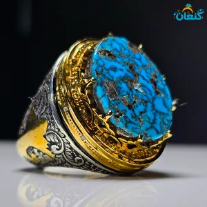 انگشتر فیروزه نقشینه - ????? ???? ?????