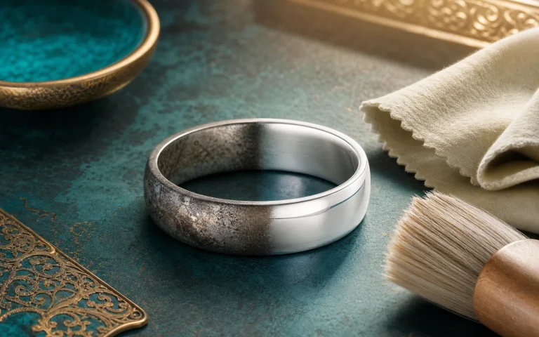 چرا نقره انگشتر سیاه می‌شود و چگونه تمیزش کنیم؟